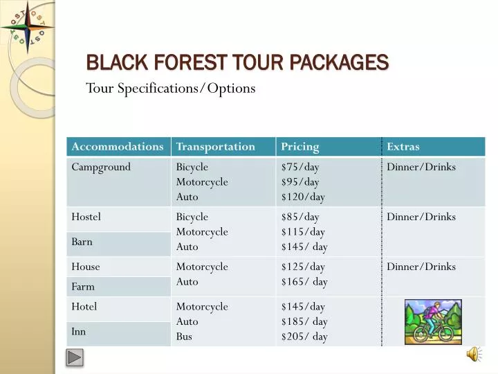 black forest tour packages
