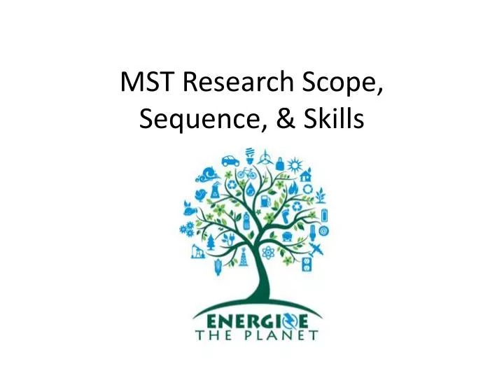 mst research scope sequence skills