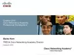 October 2010 Cisco Networking Academy Professional Development - slide 1