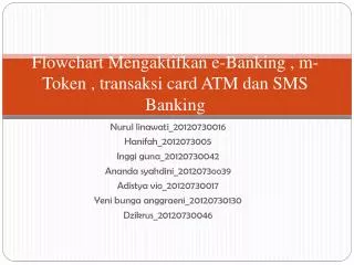 flowchart mengaktifkan e banking m token transaksi card atm dan sms banking