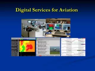 Digital Services for Aviation