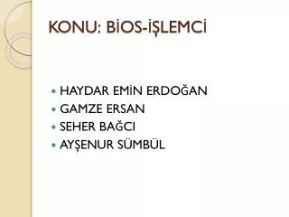 konu b os lemc