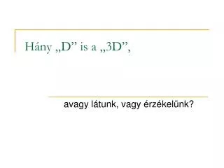 h ny d is a 3d