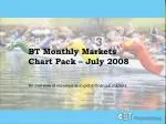 BT Monthly Markets Chart Pack – July 2008 - slide 1