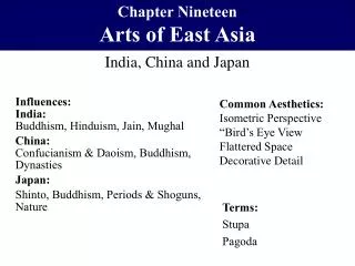 chapter nineteen arts of east asia