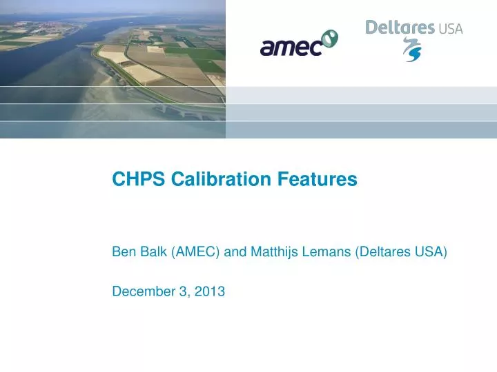 chps calibration features