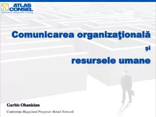 Comunicarea organizaţională şi resursele umane
