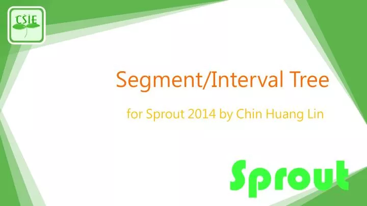 segment interval tree