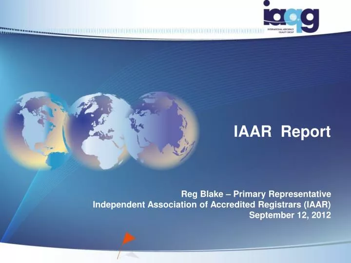 iaar report