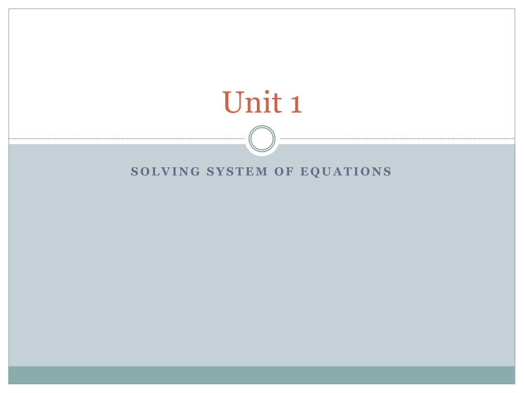 PPT - Unit 1 PowerPoint Presentation, free download - ID:6938632