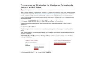 7 e-commerce Strategies for Customer Retention to Record MOR