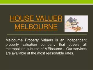 House Valuer Melbourne