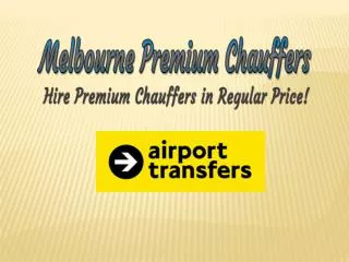 Airport Transfer Melbourne