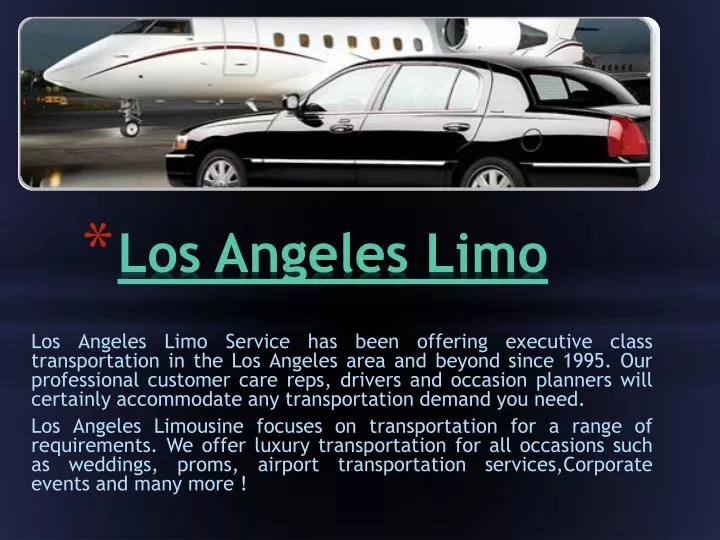 los angeles limo