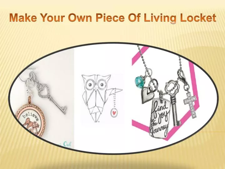 make your own piece of living locket