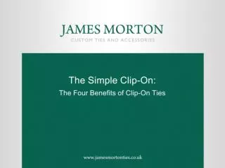 The Simple Clip-On: The Four Benefits of Clip-On Ties