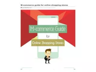 M-commerce guide for online shopping stores
