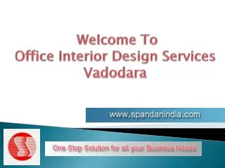 Modular Office Furniture Design Services in Vadodara