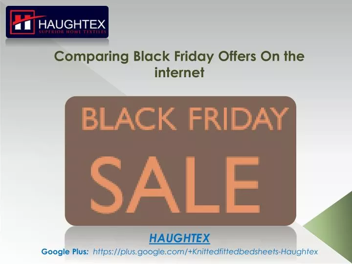 comparing black friday offers on the internet