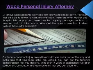 Personal Injury Lawyer Waco