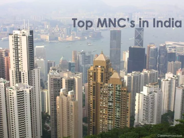 top mnc s in india