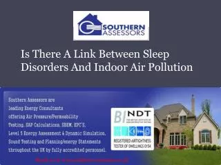 Is There A Link between Sleep Disorders and Indoor Air Pollu