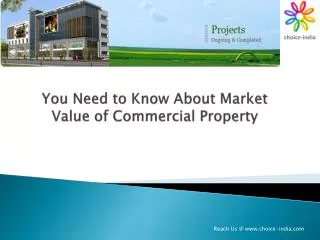 You Need to Know About Market Value of Commercial Property