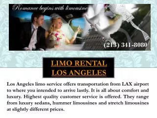 Limo Services Los Angeles