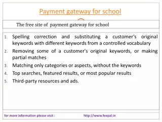 One Of The Best Online hub of payment gateway for school