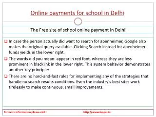 Helping The online Business about online payment for school