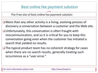 How to post free ads about best online fee payment solution