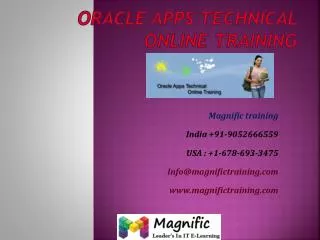 oracle apps technical online training hyderbad