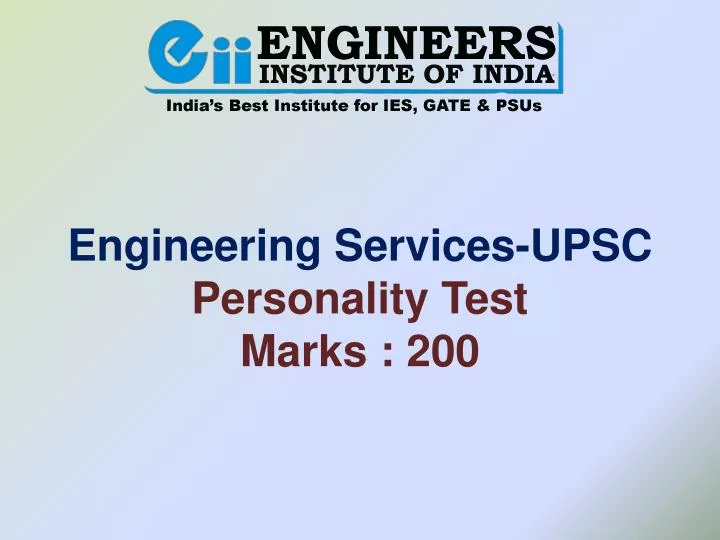 engineering services upsc personality test marks 200