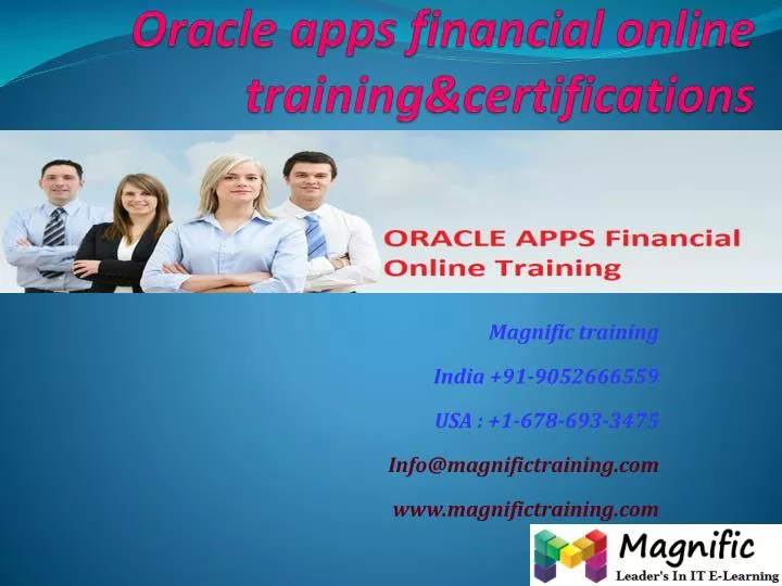 oracle apps financial online training certifications