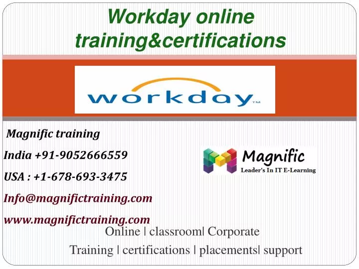 workday online training certifications
