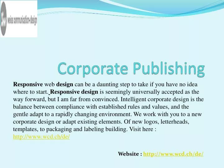 corporate publishing