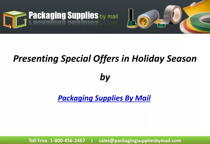 presenting special offers in holiday season by