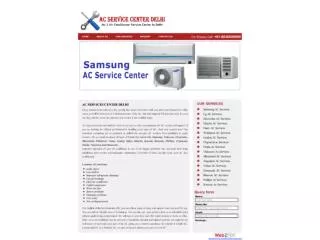 AC Repair and Services in South Delhi