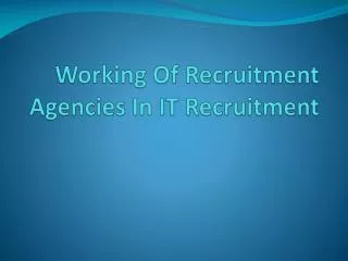 XIST4 IT Recruitment Agencies London &gt; Employment Agency
