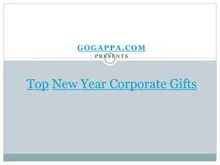 GoGappa Presents Top 2015 New Year Corporate Gifts