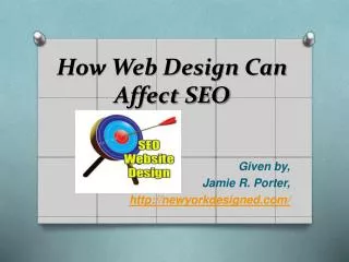 How Web Design Can Affect SEO