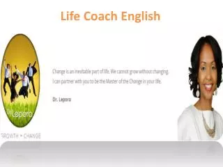 Life Coach English - www.drlepora.com