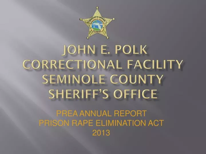 john e polk correctional facility seminole county sheriff s office