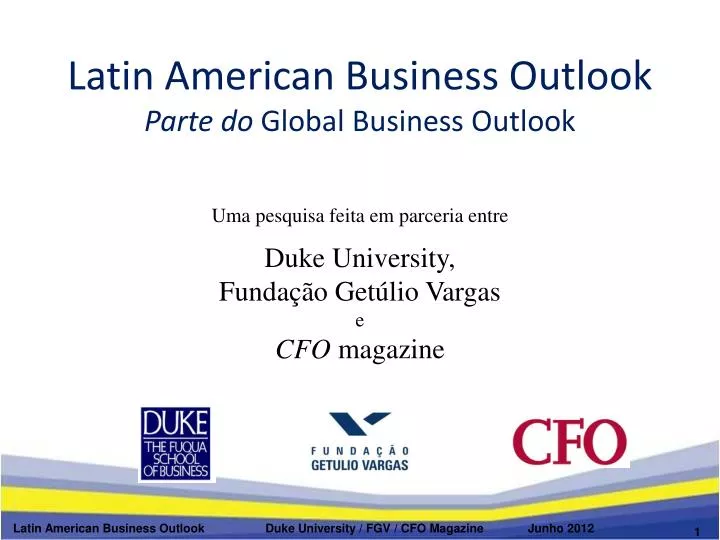 latin american business outlook parte do global business outlook