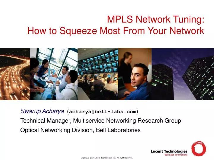 mpls network tuning how to squeeze most from your network