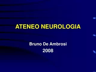 ateneo neurologia