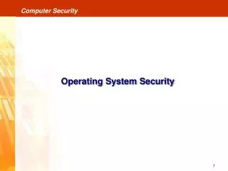 operating system security