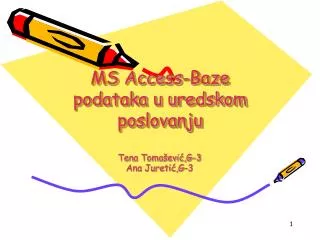 ms access baze podataka u uredskom poslovanju
