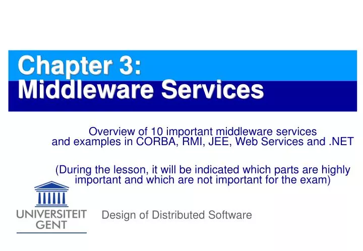 chapter 3 middleware services