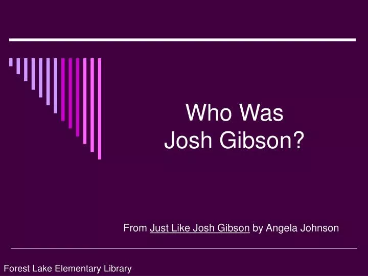 who was josh gibson